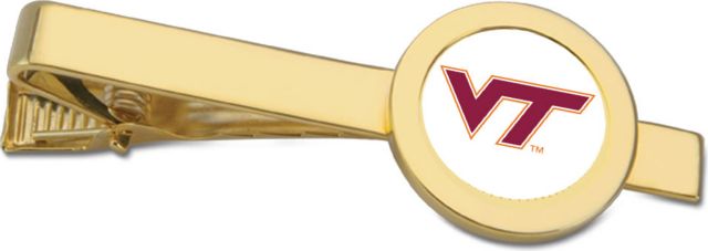 CSI Gold Tie Bar With Colored Medallian - ONLINE ONLY