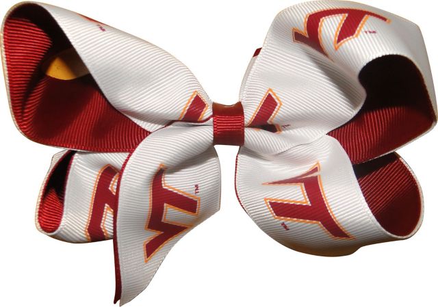 Virginia Tech Child 2-Toned Hairbow