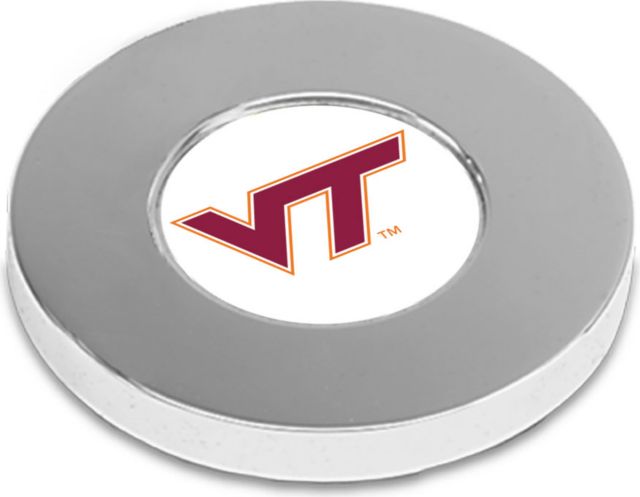 CSI Silver Paperwitheight (Gift Boxed) With Colored Medallion - ONLINE ONLY