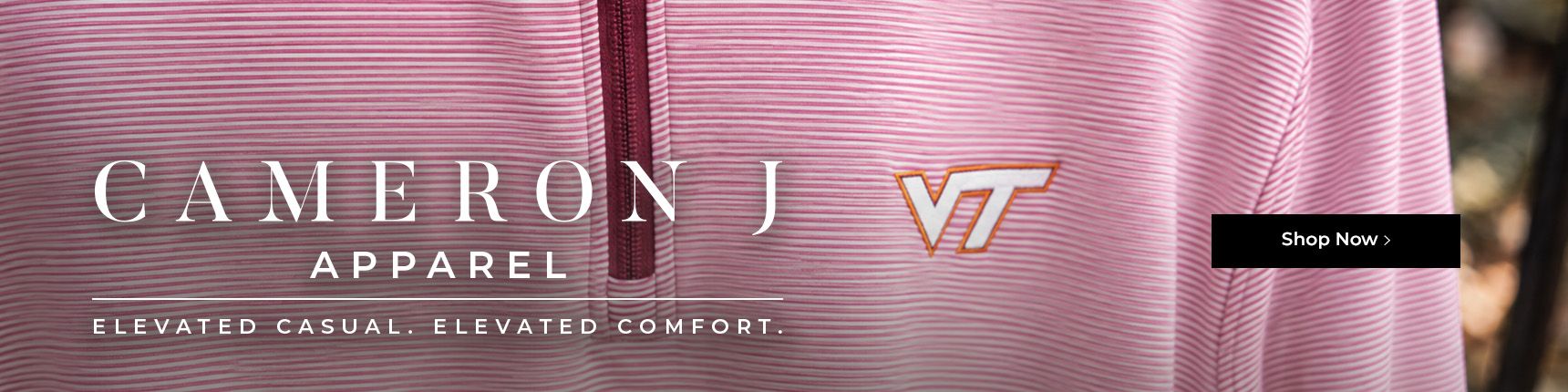 Cameron J apparel. Elevated casual. Elevated comfort.