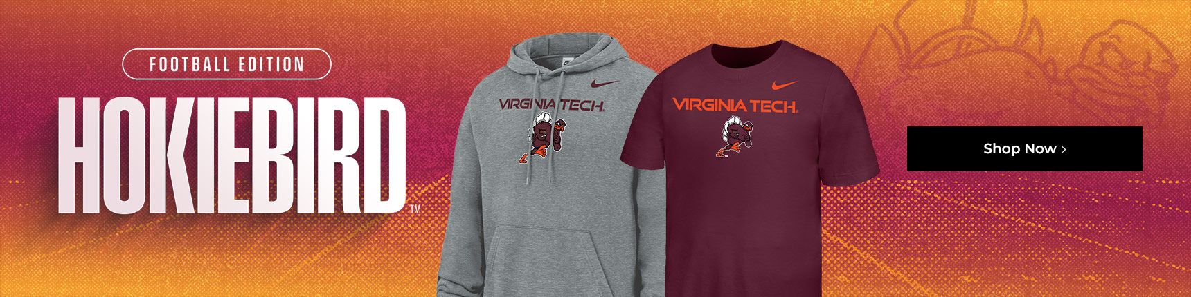 Football Edition Hokiebird. Shop Now. 