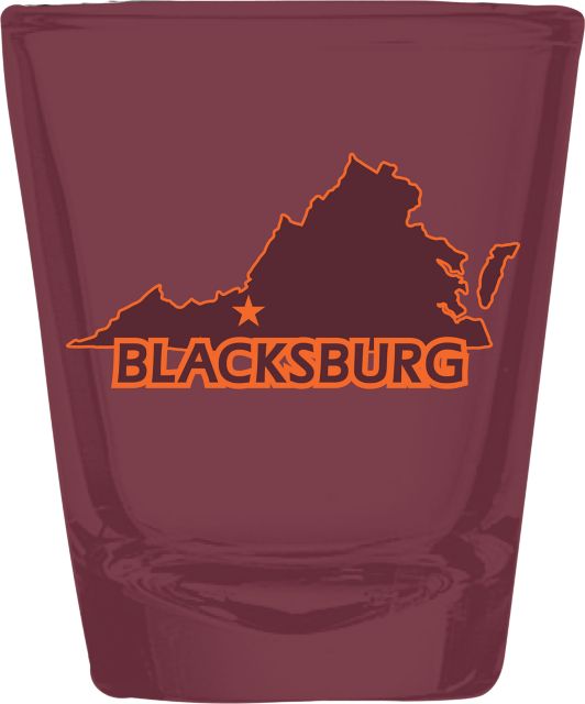 Virginia Tech Collector's Glass