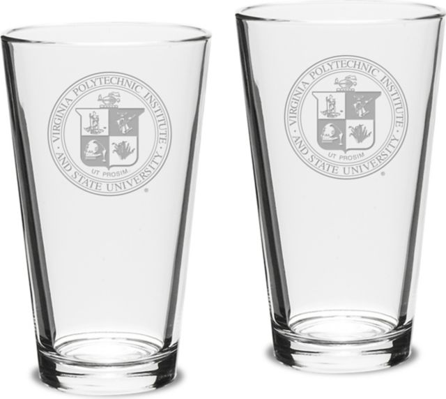 Set of 2 Crystal Mixing Glasses - 16 oz- ONLINE ONLY