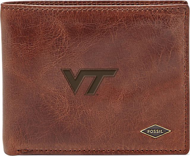 Fossil Leather Ryan RFID Flip ID Bifold - Dark Brown - ONLINE ONLY