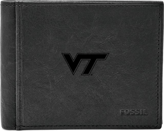 Fossil Leather Ingram RFID Bifold With Flip ID  - ONLINE ONLY