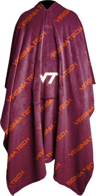 Virginia Tech Wearable Throw Blanket