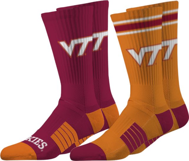 Virginia Tech Premier Socks - 2 Pack