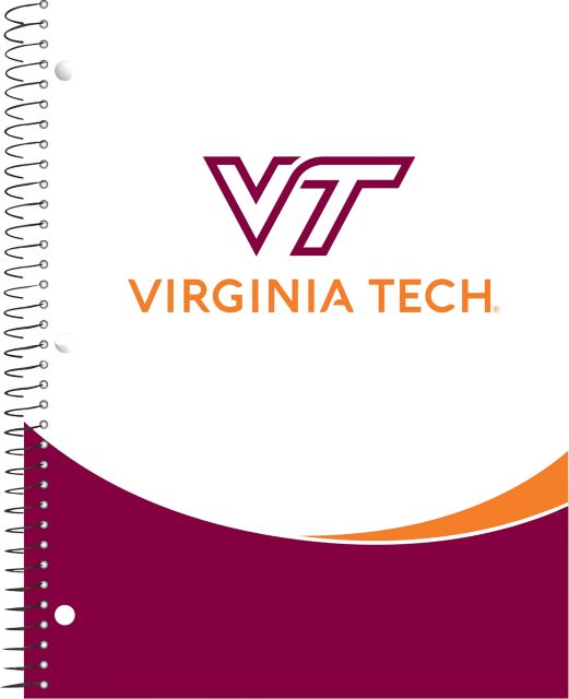 Virginia Tech 1 Subject 70 Sheet Notebook