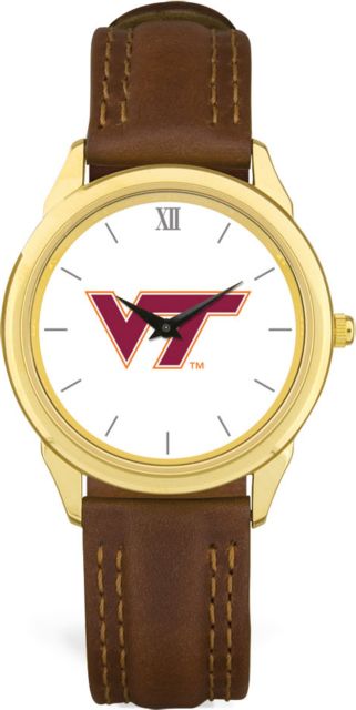 CSI Brownleather Wristwatch With  Colored Medallion - ONLINE ONLY