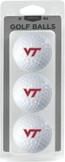 Virginia Tech 3 Pack Golf Balls