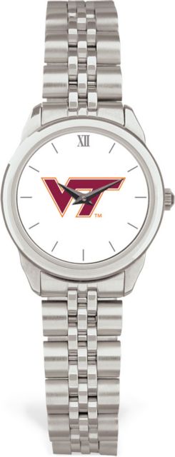 CSI Women's Silver Rolled Link Watch (Gift Boxed)  With Colored Medallion - ONLINE ONLY