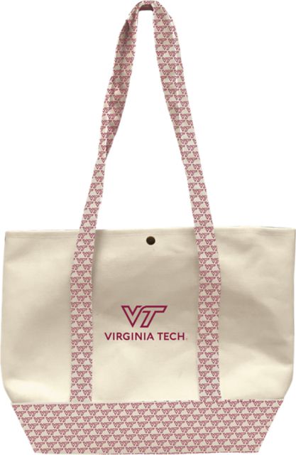 Virginia Tech Heavyweight Snap Tote Bag