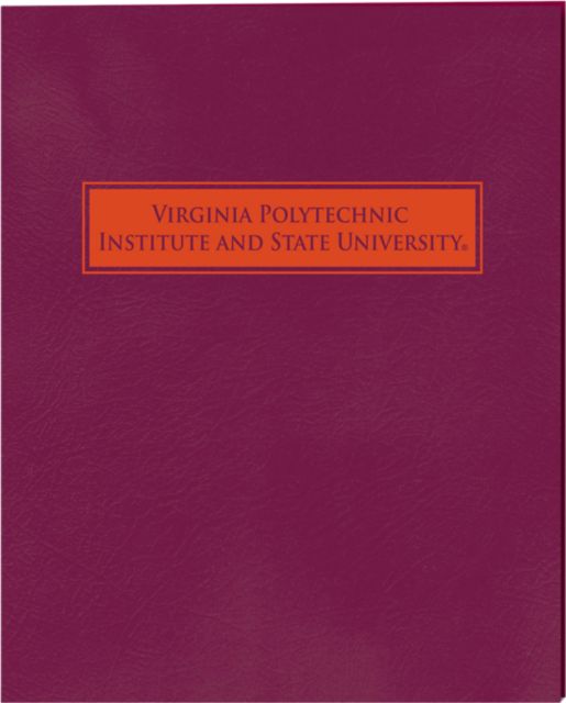 Virginia Tech 2 Pocket Folder