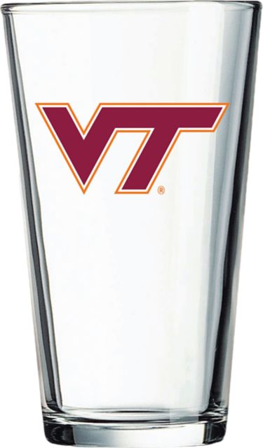 Virginia Tech 16 oz. Glass