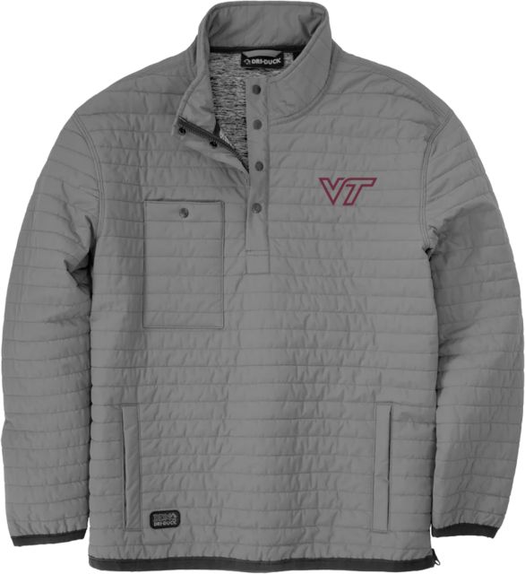 Virginia Tech Dri-Duck Keystone Quilted Button Pullover