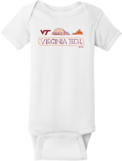 Virginia Tech Julia Gash Infant Bodysuit