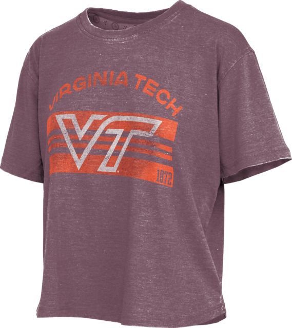 Virginia Tech Women's Cropped Short Sleeve T-Shirt