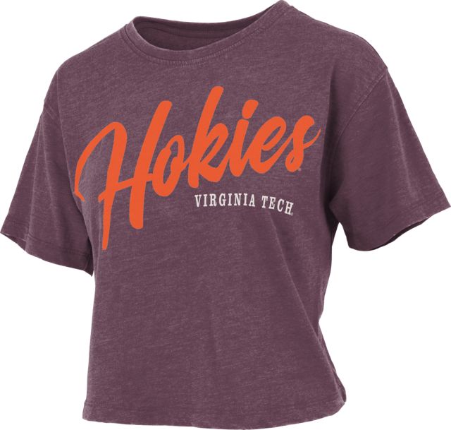 Virginia Tech Hokies Women's  Crop Short Sleeve T-Shirt