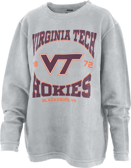 Virginia Tech Women's Corded Crewneck Sweatshirt