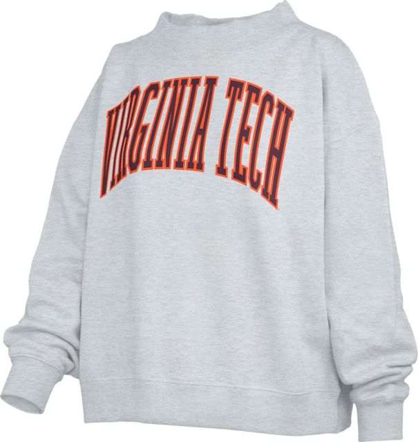 Virginia Tech Women's Parke Mock Neck Crewneck Sweatshirt