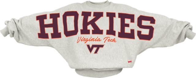 Virginia Tech Women's Oversized Crewneck Sweatshirt