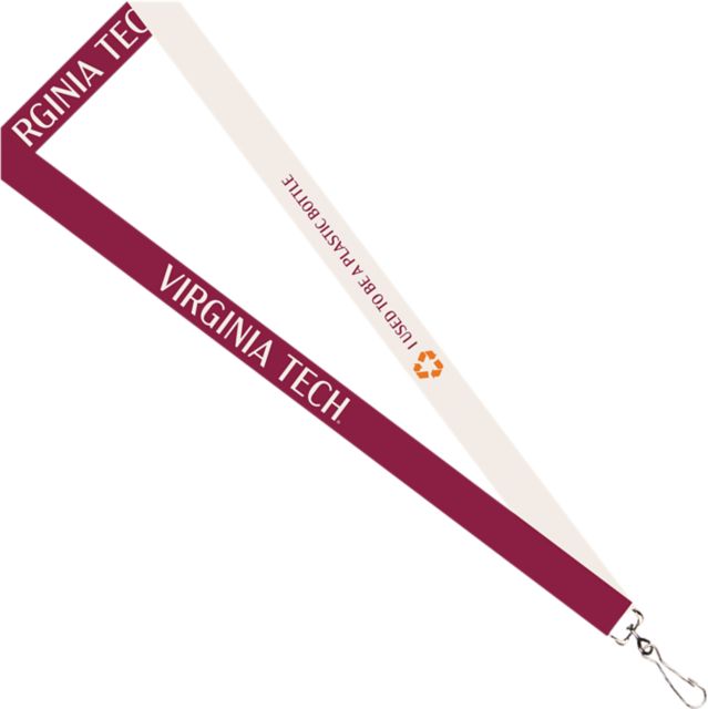 Virginia Tech Recycled Lanyard