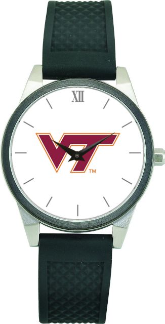 CSI Women's Wristwatch (Gift Boxed) With Black Silicone Strap And Color Medallion. - ONLINE ONLY
