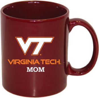 Virginia Tech Mom Marbled Mug