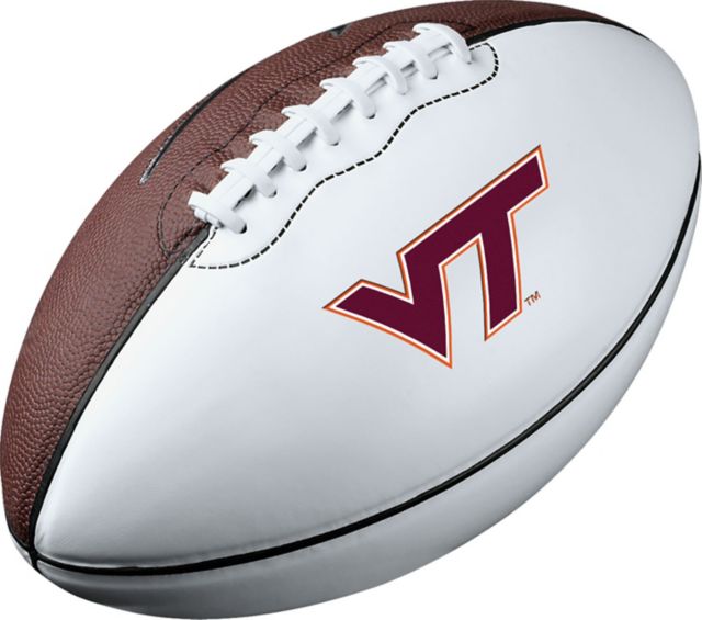 Virginia Tech Autograph Football