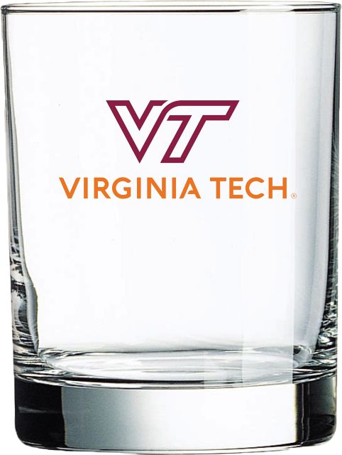 Virginia Tech 14 oz. Double Old Fashioned Glass