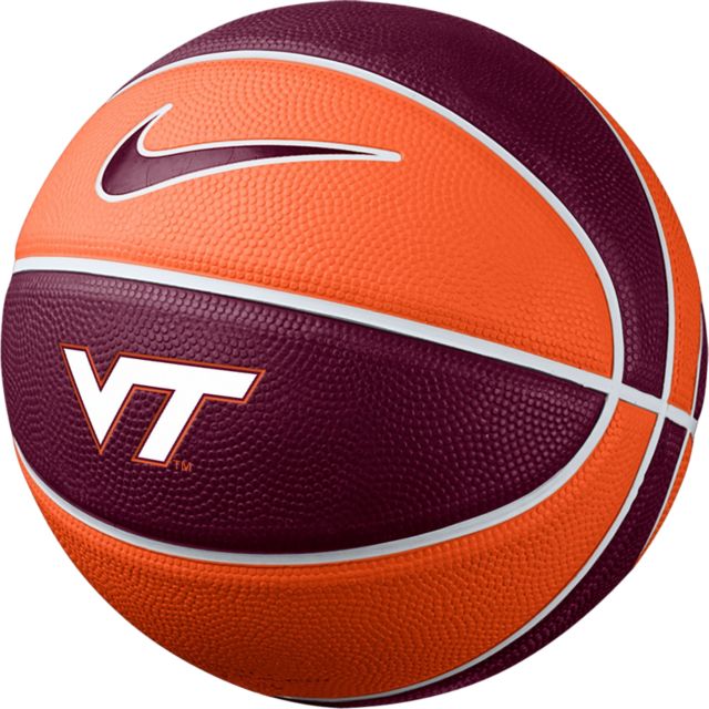 Virginia Tech Training Mini Rubber Basketball