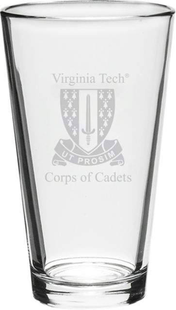 Virginia Tech 16 oz. Mixing Glass