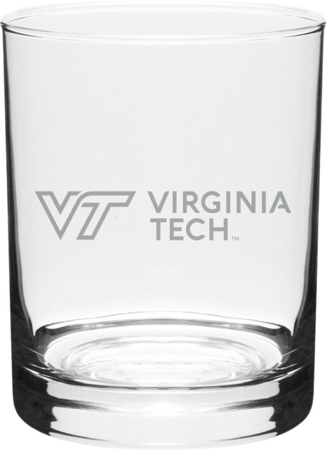 Virginia Tech 16 oz. Wine Glass