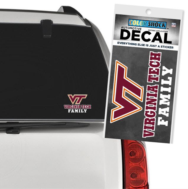 Virginia Tech Family Decal