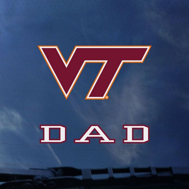 Virginia Tech Dad Decal