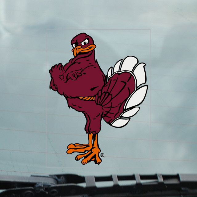 Virginia Tech Cling Decal