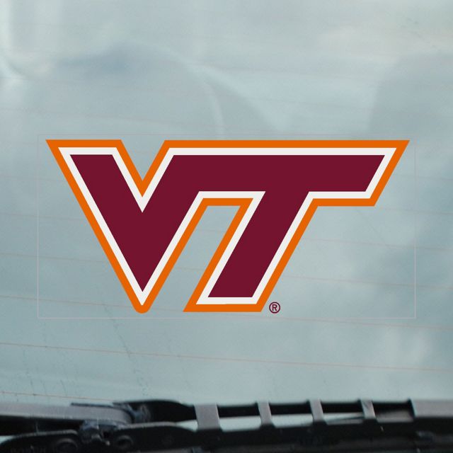 Virginia Tech Cling Decal