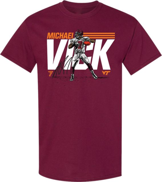 Virginia Tech #7 Mike Vick Short Sleeve T-Shirt