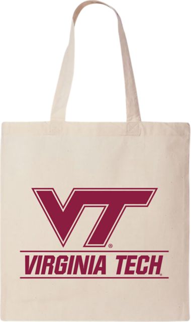 Virginia Tech 15 x 16 Canvas Tote Bag