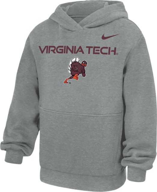 Virginia Tech Rushing Hokies Youth Hooded Sweatshirt