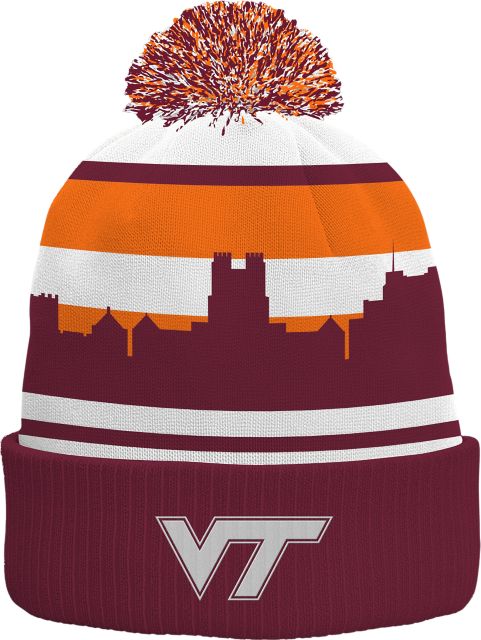 Virginia Tech Knit Pom Beanie