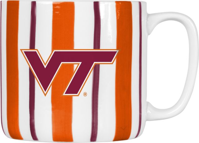 Virginia Tech 16oz Brushstroke Stripe Mug