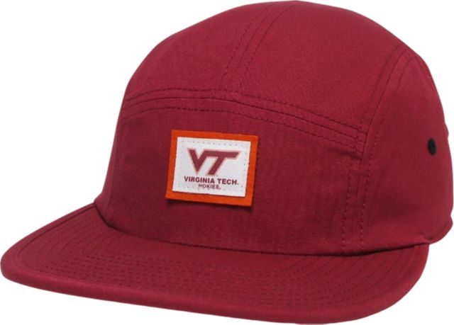 Virginia Tech Camper 5 Panel Flat Brim Hat - ONLINE ONLY