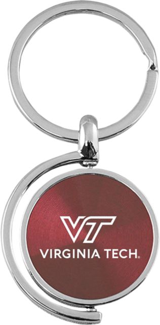 Virginia Tech Spinner Keychain