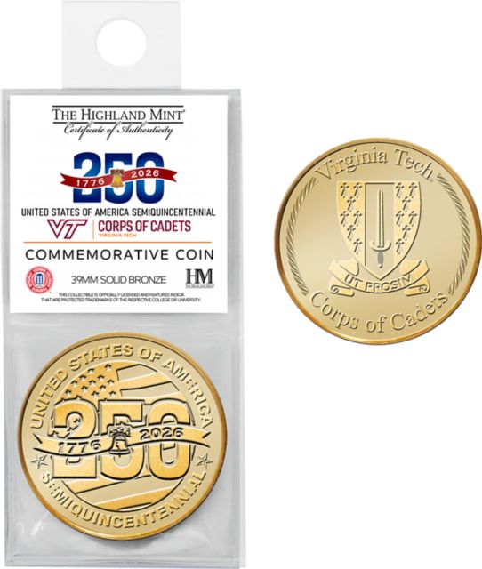 Virginia Tech American 250 Coin
