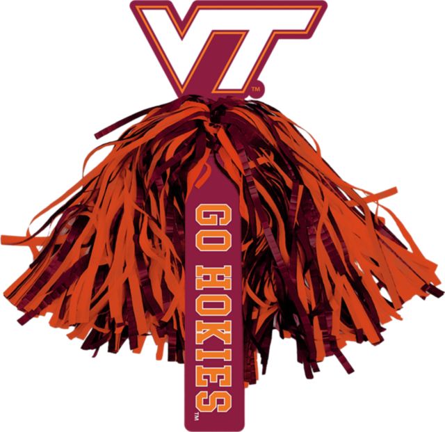 Virginia Tech Hokies Poms