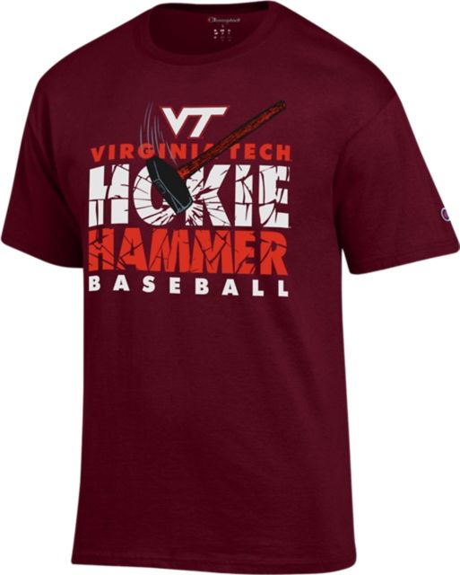 Virginia Tech Baseball Hokie Hammer Short Sleeve T-Shirt