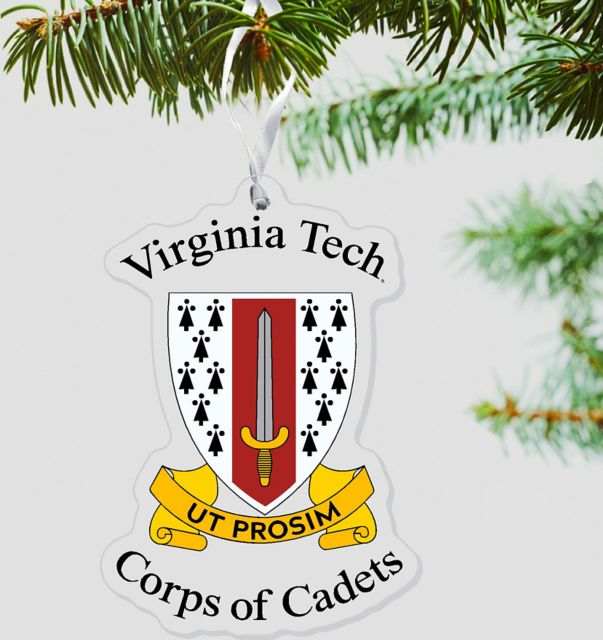 Virginia Tech Cadet Bird Ornament