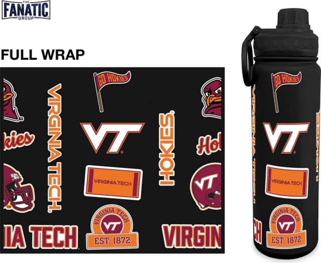 Virginia Tech 24 oz. Full Wrap Bottle