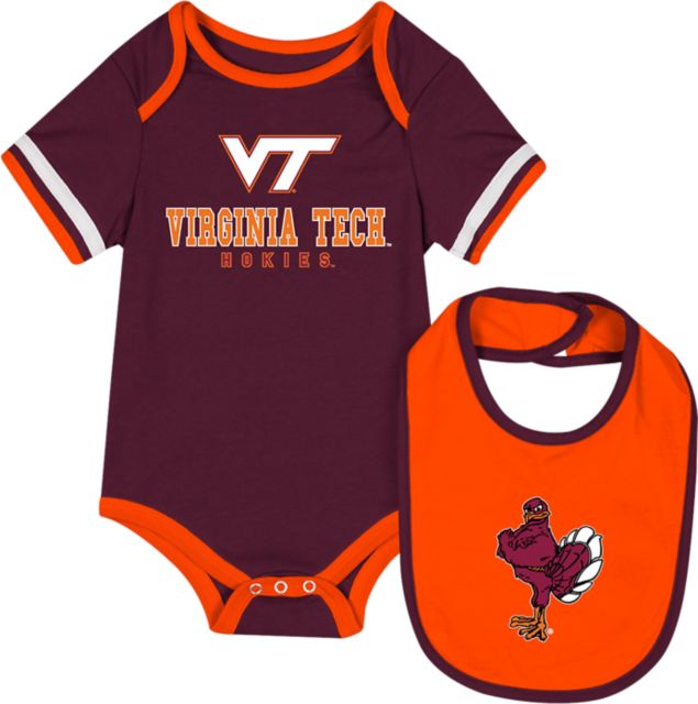 Virginia Tech Infant's Hokies Bodysuit Bib Set